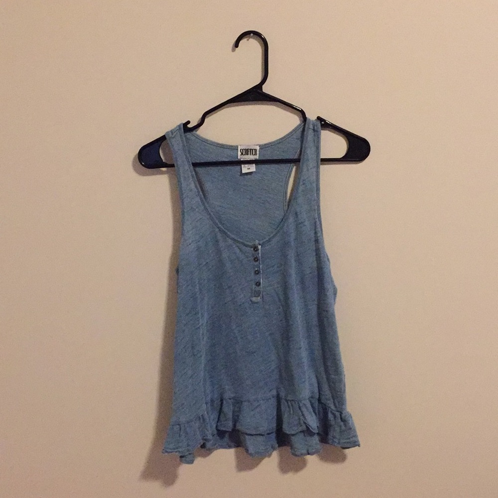 Babydoll Tank in Denim